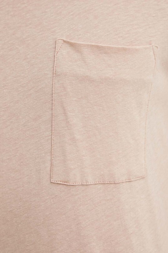 United Colors of Benetton tricou din amestec de in 33CMU101R bej