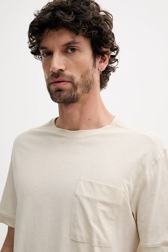United Colors of Benetton tricou din amestec de in bej 33CMU101R