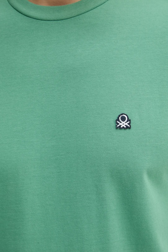 United Colors of Benetton t-shirt bawełniany 3MI5J1AF7 zielony