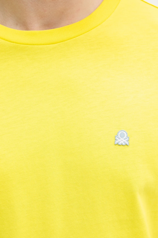 United Colors of Benetton tricou din bumbac 3MI5J1AF7 galben