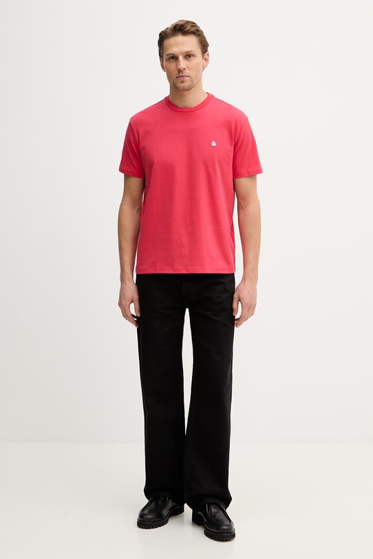 United Colors of Benetton t-shirt bawełniany 3MI5J1AF7 czerwony AW25