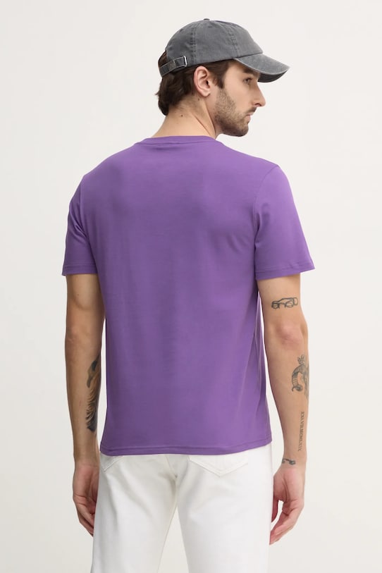 Одежда Хлопковая футболка United Colors of Benetton 3MI5J1AF7 фиолетовой