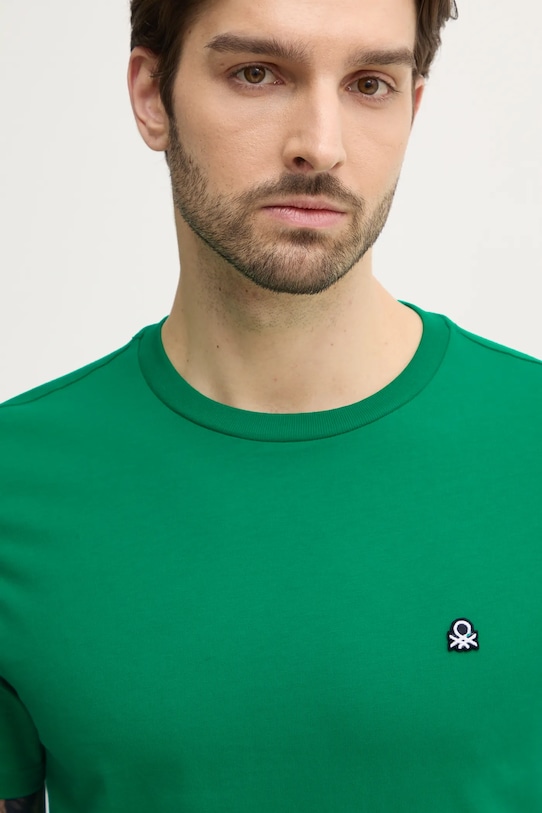 United Colors of Benetton tricou din bumbac 3MI5J1AF7 verde
