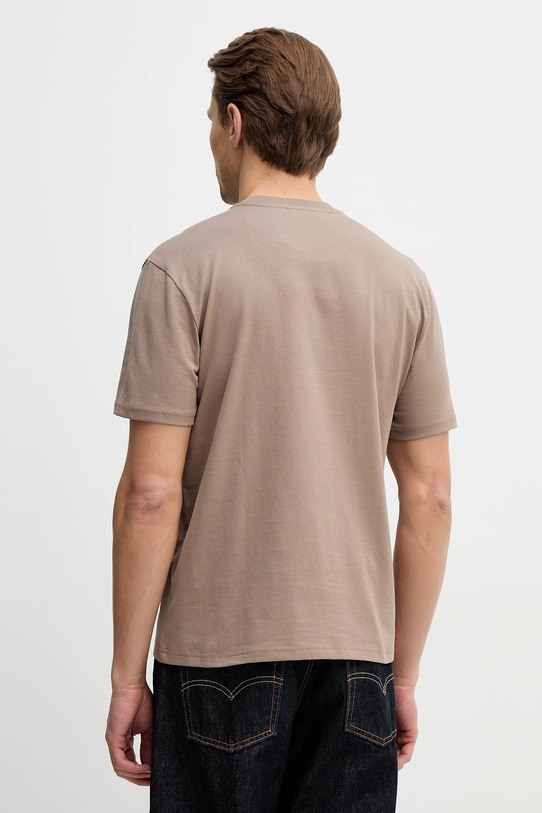 Oblačila Bombažna kratka majica United Colors of Benetton 3MI5J1AF7 rjava