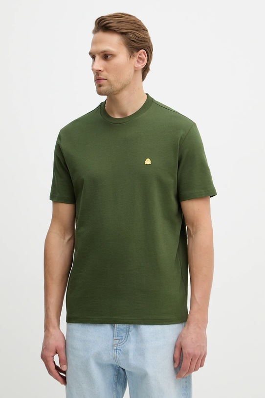 United Colors of Benetton t-shirt bawełniany zielony 3MI5J1AF7