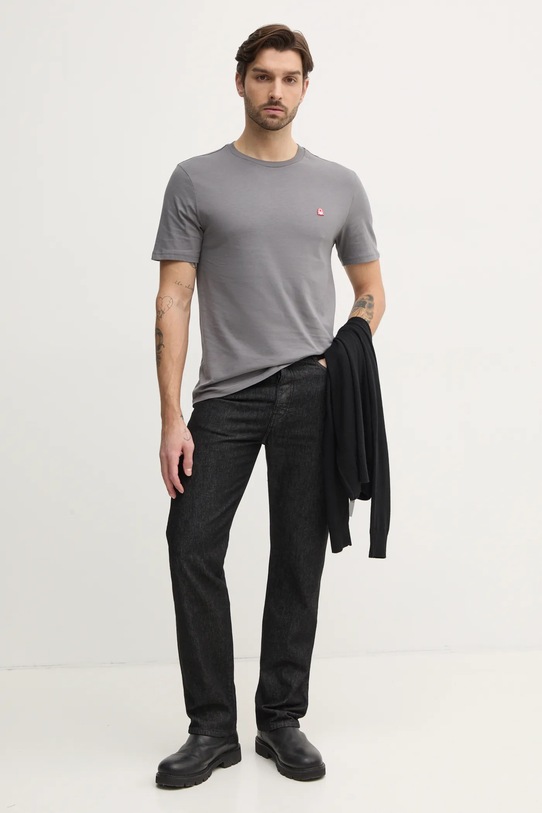 United Colors of Benetton tricou din bumbac 3MI5J1AF7 gri SS25