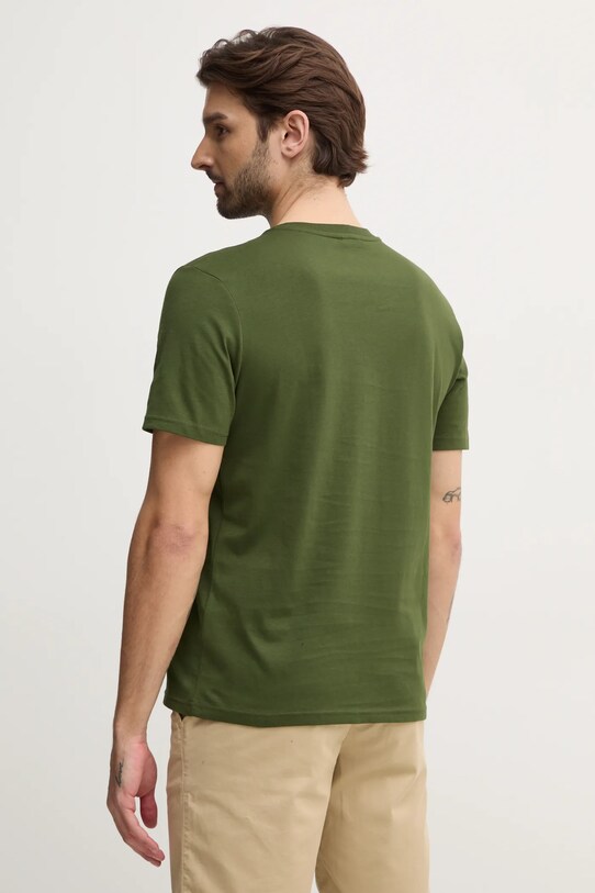 Odzież United Colors of Benetton t-shirt bawełniany 3MI5J1AF7 zielony