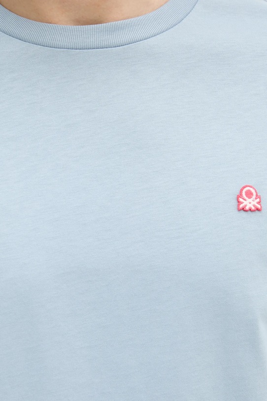 United Colors of Benetton tricou din bumbac 3MI5J1AF7 albastru