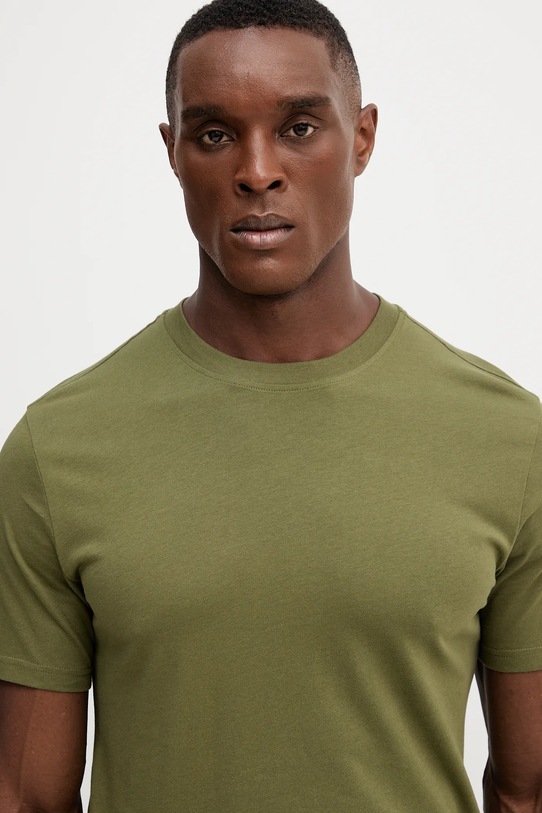 United Colors of Benetton tricou din bumbac verde 3U53J1F15