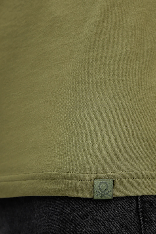 United Colors of Benetton tricou din bumbac 3U53J1F15 verde