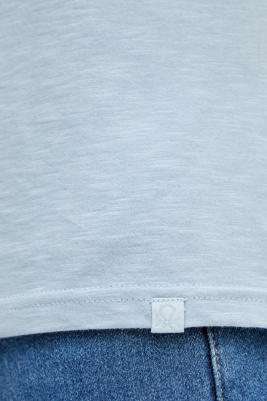 United Colors of Benetton t-shirt in cotone 3JE1J19A5 blu
