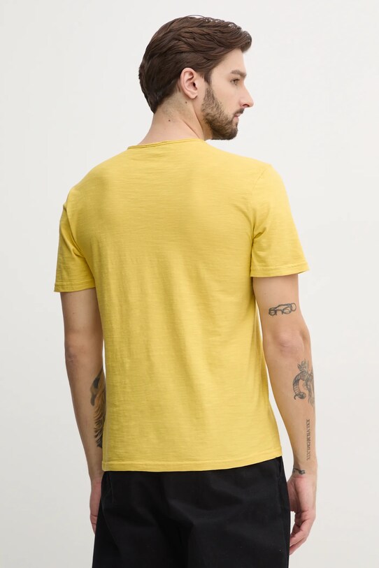 Oblečenie Bavlnené tričko United Colors of Benetton 3JE1J19A5 žltá