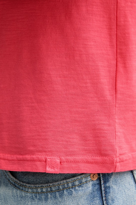 United Colors of Benetton tricou din bumbac roz 3JE1J19A5
