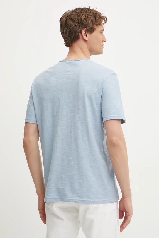 Odzież United Colors of Benetton t-shirt bawełniany 3JE1J19A5 niebieski