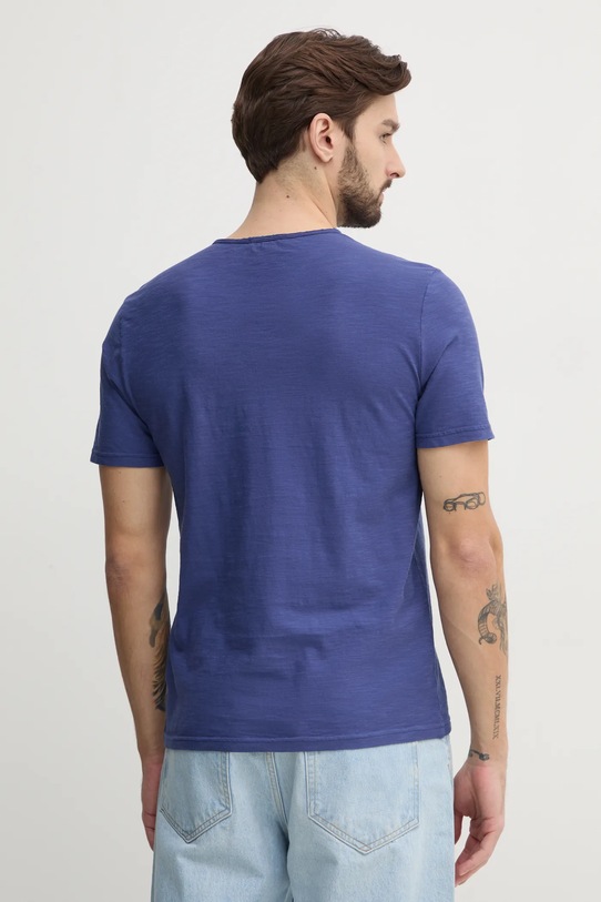 Oblečení Bavlněné tričko United Colors of Benetton 3JE1J19A5 námořnická modř