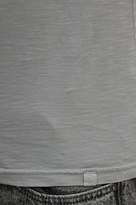 United Colors of Benetton tricou din bumbac 3JE1J19A5 gri