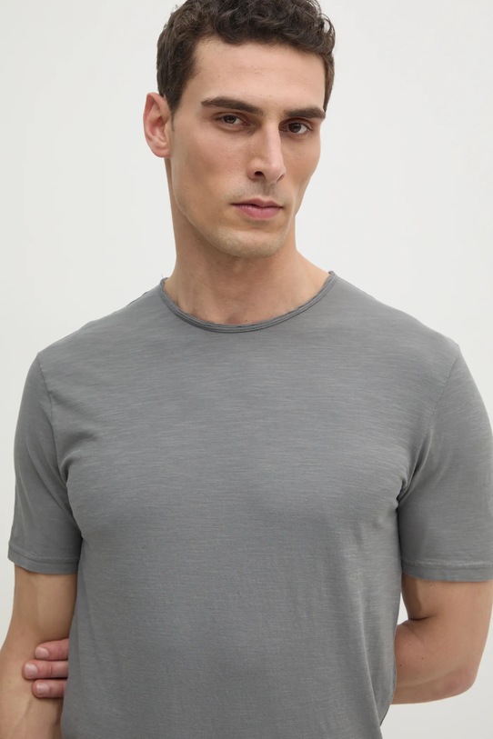 United Colors of Benetton tricou din bumbac gri 3JE1J19A5