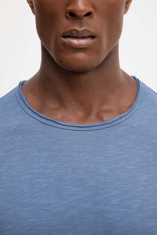 Pamučna majica United Colors of Benetton plava 3JE1J19A5