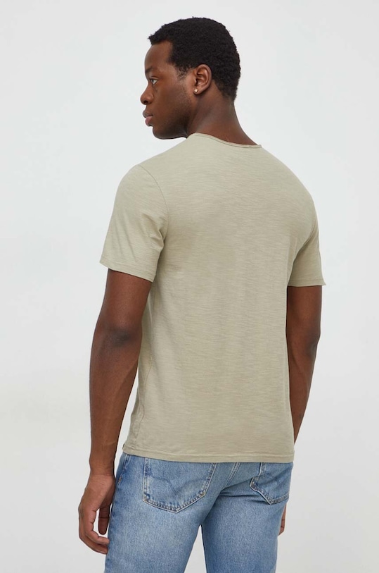 Odzież United Colors of Benetton t-shirt bawełniany 3JE1J4264 beżowy