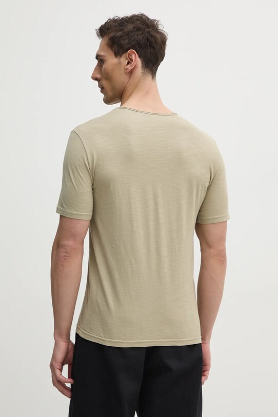 Oblečenie Bavlnené tričko United Colors of Benetton 3JE1J4264 zelená