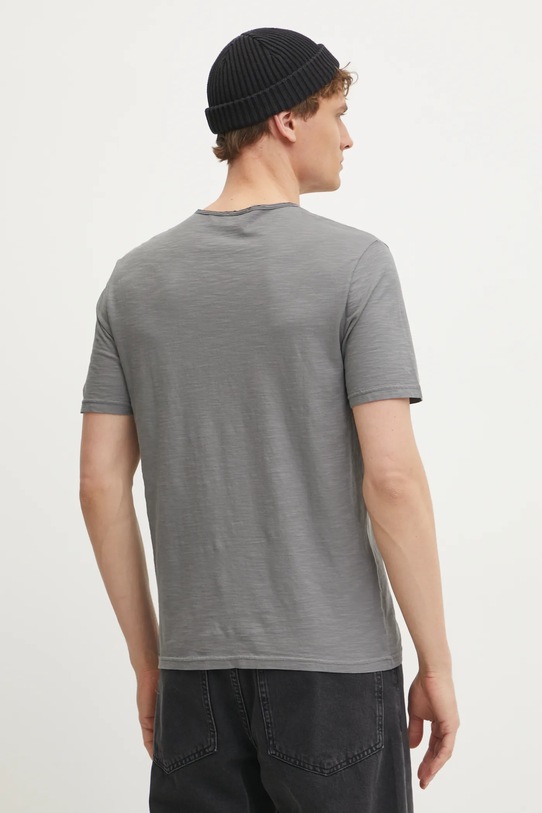 Oblečení Bavlněné tričko United Colors of Benetton 3JE1J4264 šedá