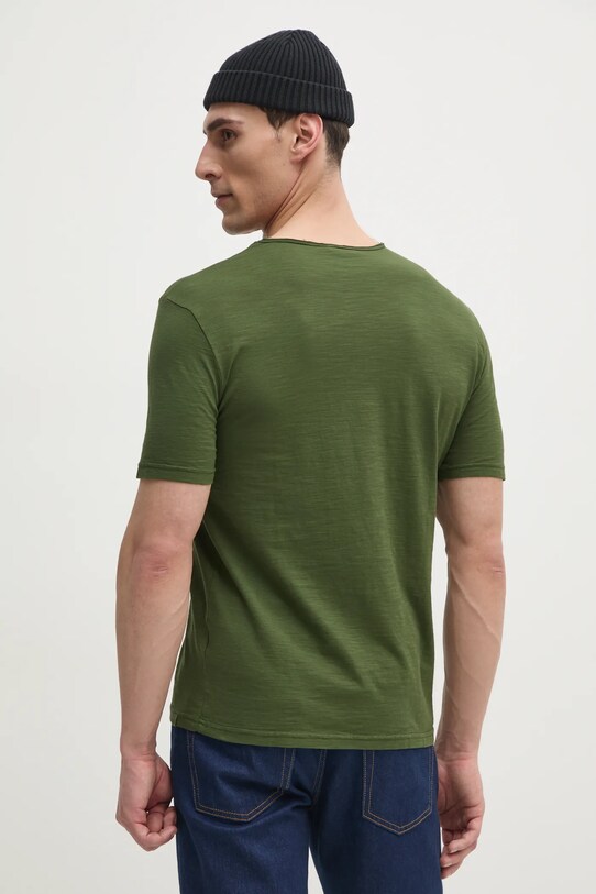 Дрехи Памучна тениска United Colors of Benetton 3JE1J4264 зелен