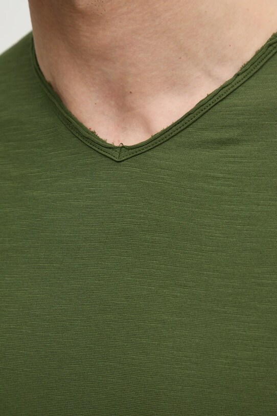 Памучна тениска United Colors of Benetton 3JE1J4264 зелен