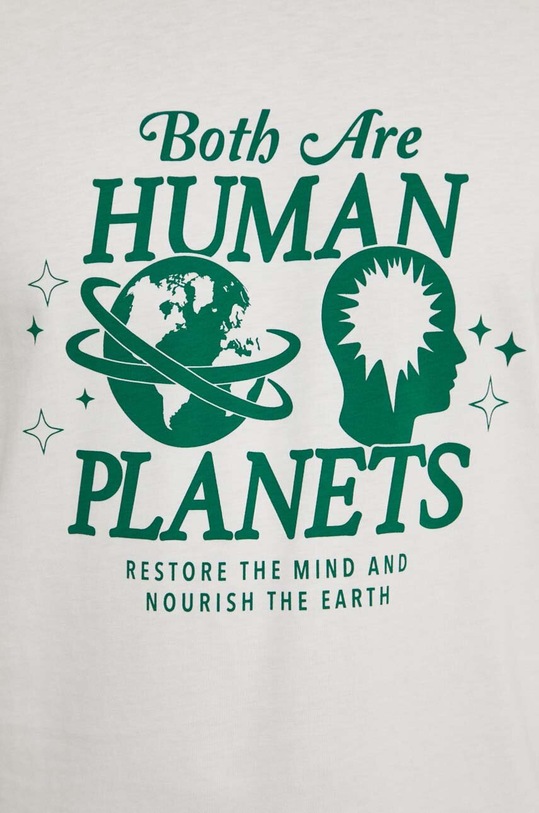 United Colors of Benetton t-shirt bawełniany 3MI5U108D beżowy