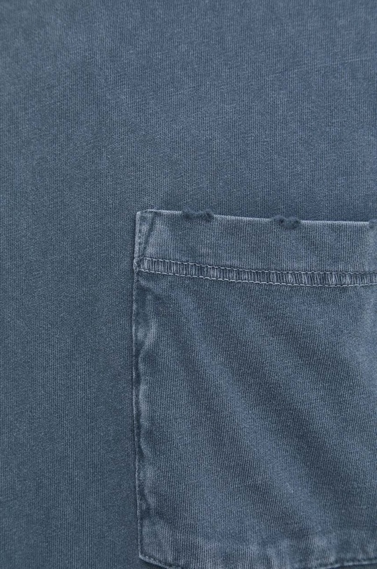 Bavlněné tričko Abercrombie & Fitch KI124.4075.208 námořnická modř
