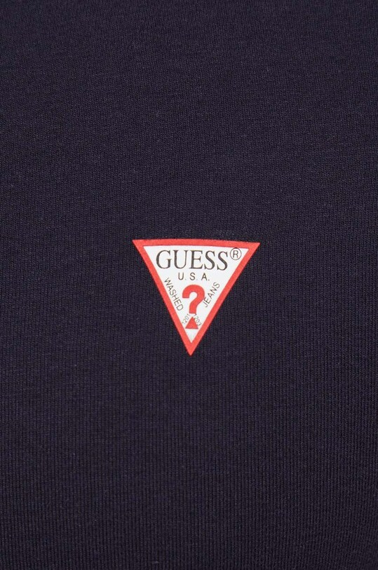 Βαμβακερό μπλουζάκι Guess σκούρο μπλε M2YI37.I3Z14