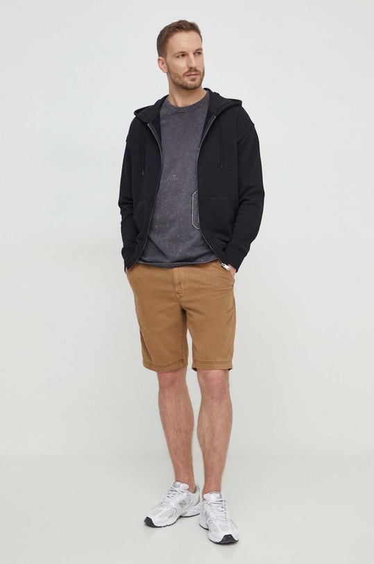 Guess t-shirt bawełniany M4GI18.K8FQ4 szary SS24