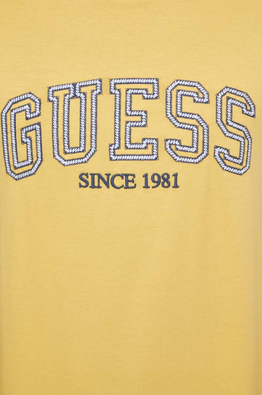 Guess t-shirt bawełniany M4GI62.I3Z14 żółty