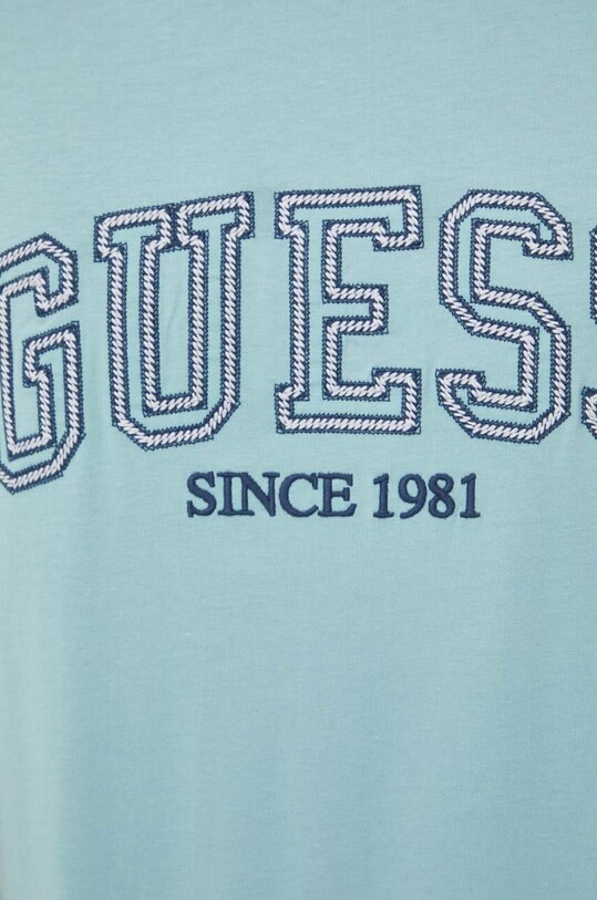 Бавовняна футболка Guess M4GI62.I3Z14 блакитний