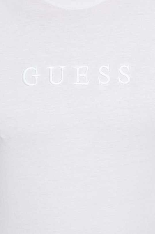 Bavlněné tričko Guess PIMA bílá M2BP47.K7HD0