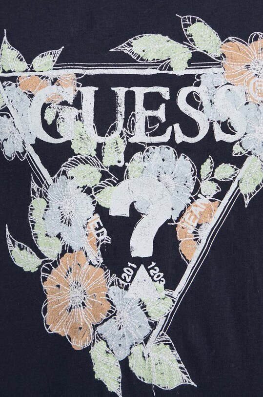 Хлопковая футболка Guess M4GI11.I3Z14 тёмно-синий