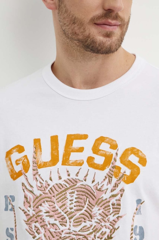 Guess t-shirt bawełniany DRAGON M4GI21.K8FQ4 biały