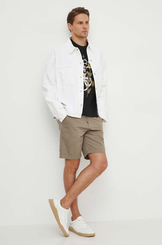 Guess t-shirt bawełniany M4GI53.K9RM1 czarny SS24