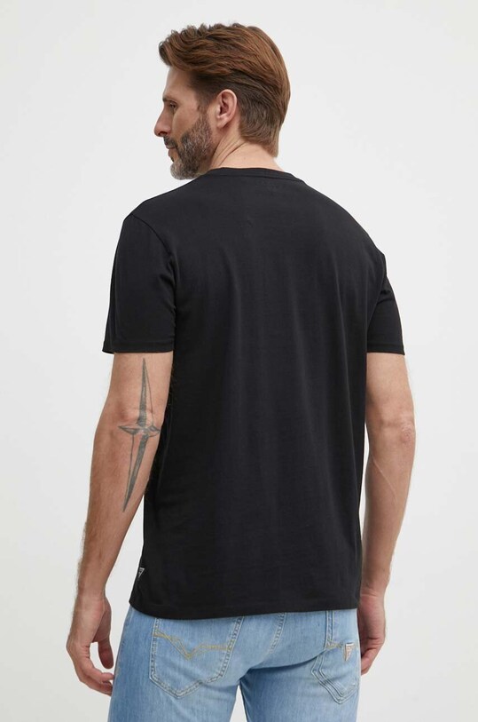 Odzież Guess t-shirt bawełniany M4GI56.K9RM1 czarny