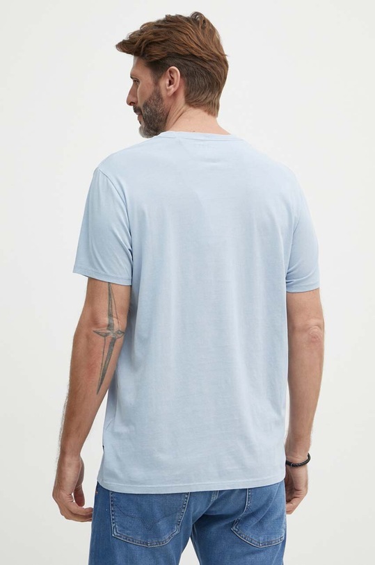 Одяг Бавовняна футболка Guess M4GI60.K9RM1 блакитний