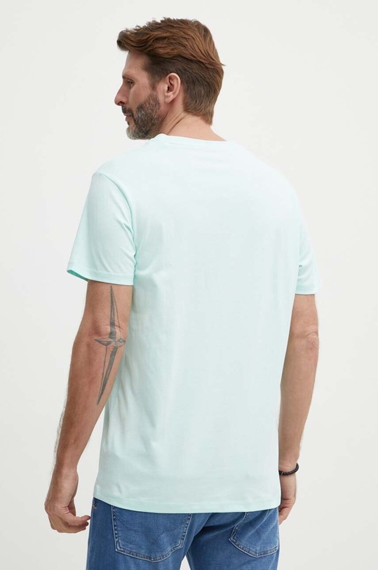 Odzież Guess t-shirt bawełniany M4GI15.I3Z14 turkusowy