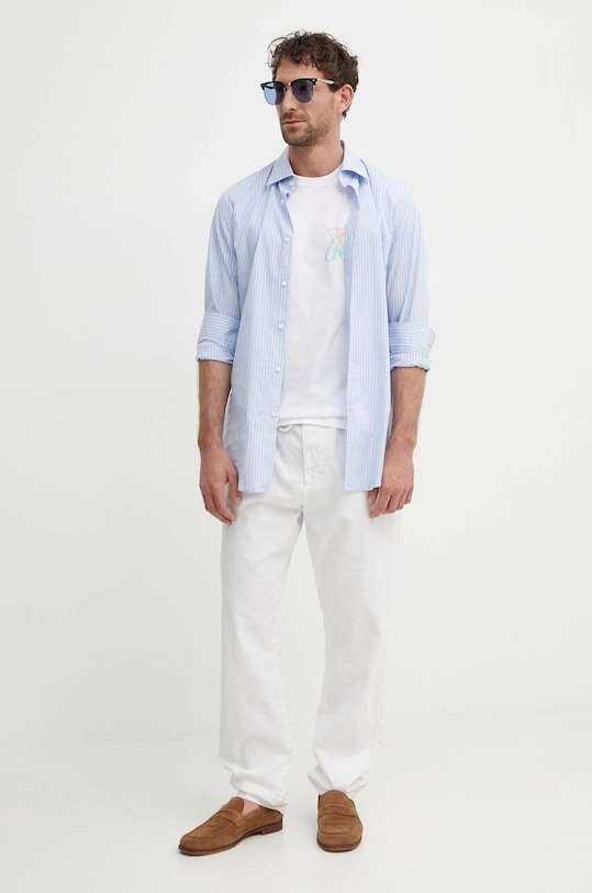 Бавовняна футболка Guess M4GI46.K9RM1 білий SS24