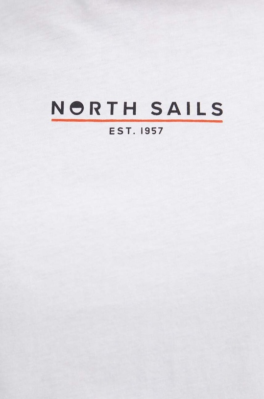 Bavlněné tričko North Sails bílá 692974