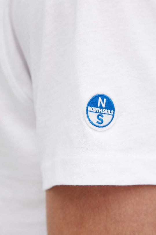 Bavlněné tričko North Sails 692974 bílá