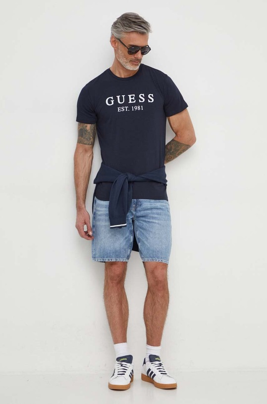 Футболка Guess U4RI22.K6YW0 темно-синій SS24