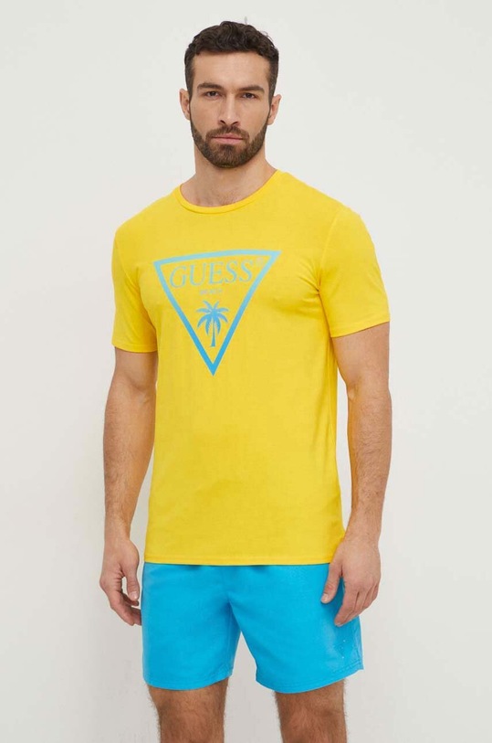 Guess t-shirt F4GI00.J1311 sárga SS24