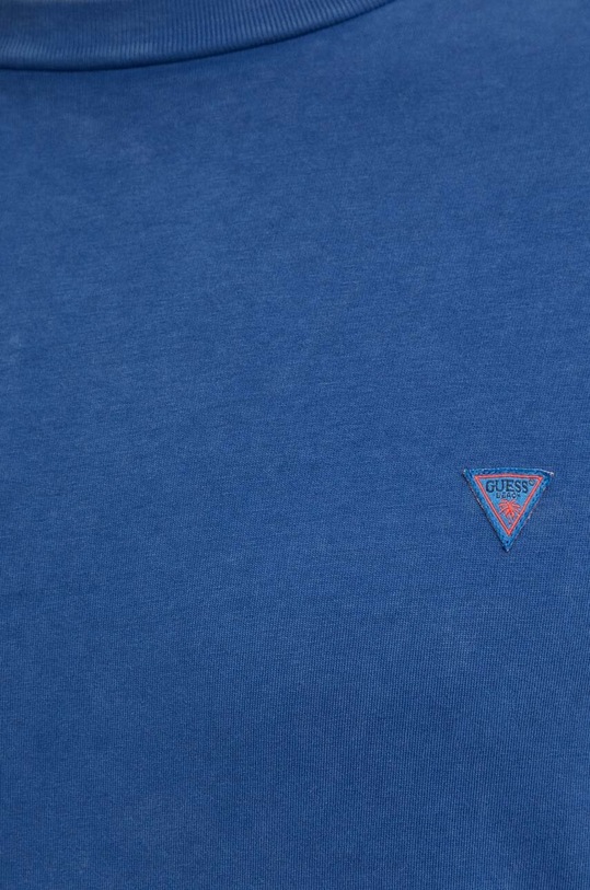 Бавовняна пляжна футболка Guess темно-синій F4GI09.KA260