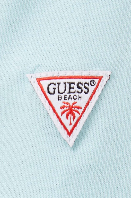 Guess t-shirt bawełniany SURFING niebieski F4GI07.I3Z14