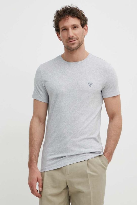 Tričko Guess CALEB U97M00.KCD31 sivá SS24