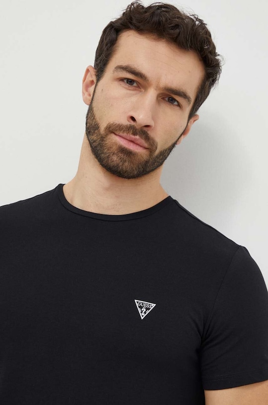 Oblečenie Tričko Guess CALEB U97M00.KCD31 čierna