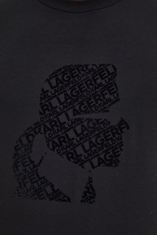 Karl Lagerfeld t-shirt 534221.755042 czarny